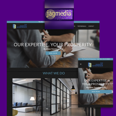 Business Coaching Website Designed by Jagmedia in Santa Monica